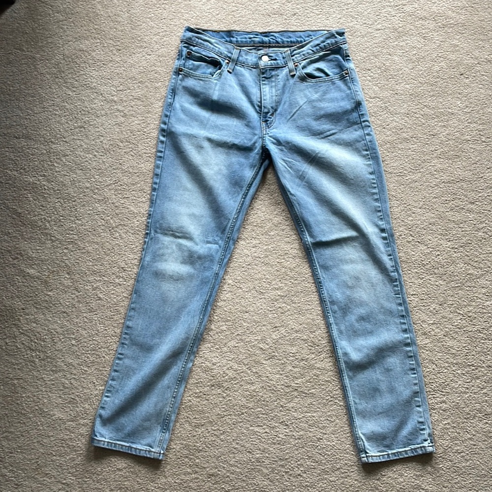 Levi’s Men’s 511 Slim-Fit Stretch Jeans, Light Wash, 33x32